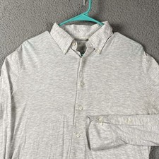 Suitsupply Italian Fabrics Egyptian Cotton Button Shirt Men's Extra Slim 39 15.5