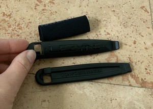 Lezyne Power Lever XL Tire Levers Pair Black w/ Strap Composite Matrix Tool