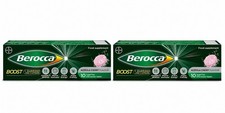 Image of Berocca Boost Energy Support Effervescent Tablet, Acerola Cherry, 2 Boxes