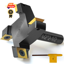Slab Flattening Router Bit 1/2" Shank, 2-1/2" Cutting Diameter,4 Wings