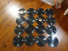 16 EDISON 78RPM Thick Phonograph Records Old Black Joe Alabama Lullaby etc
