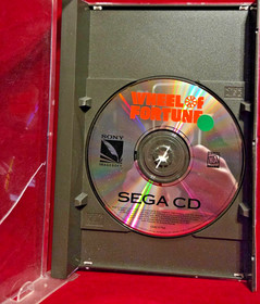 Wheel of Fortune (Sega CD, 1994) in original case, missing front insert/manual