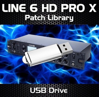 Line 6 HD Pro X Multi-Effects Guitar Processor 12,000+ Patch Effects on USB