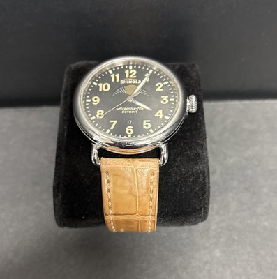 Shinola 41mm Runwell Moon Phase Watch Argonite-708 Stainless Steel