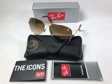 Ray-Ban RB3025 Aviator Sunglasses Classic Gold Frame Polarized Brown Lens ---04