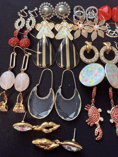 Set orecchini gioielli da vintage a nuovi lotto da collezione/spedizione combinata - Foto 3 di 8