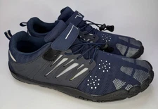 NORTIV 8 Men's Size 10.5 Barefoot Minimalist Trail Running Shoes Navy SNWS221M