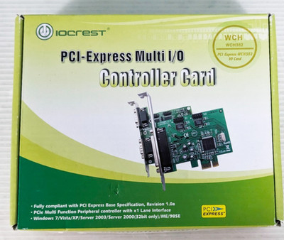 IOCREST PCI-Express Multi I/O Controller Card PCI Express Serial Card WCH382