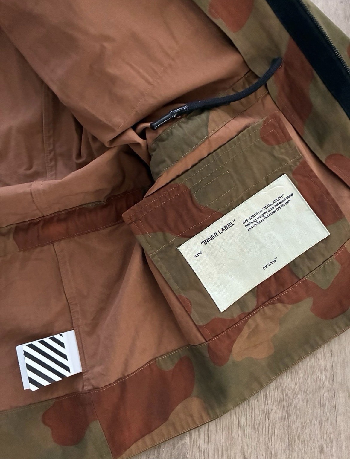 Off White Camouflage Jacket Size S image 7