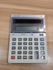 Vintage Sharp COMPET VX-2126A Solar Powered Calculator easel WORKS