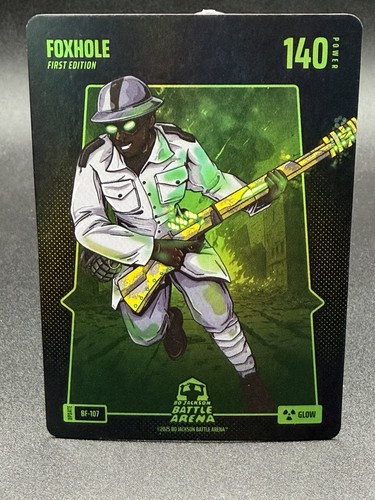 Bo Jackson Battle Arena Foxhole First Edition BF-107 Glow 140 Power Card