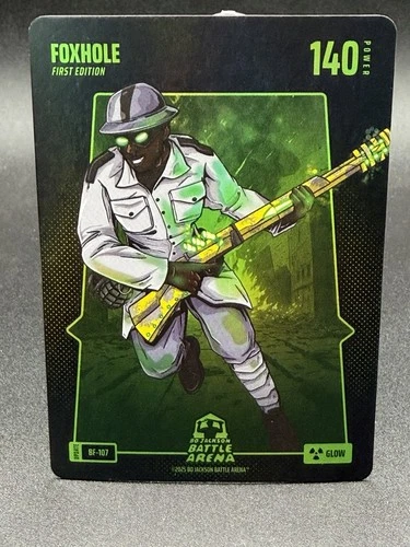 Bo Jackson Battle Arena Foxhole First Edition BF-107 Glow 140 Power Card