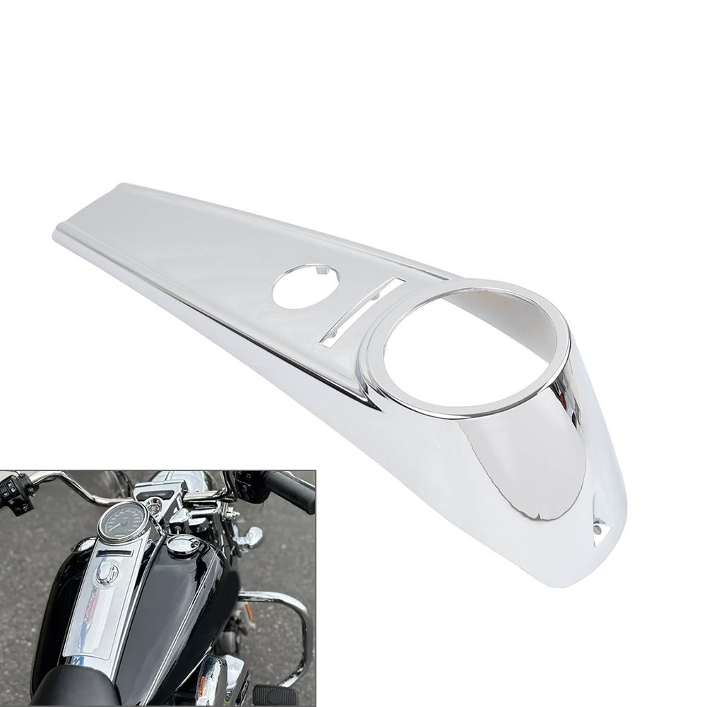 Dash Fuel Console Tank Panel Chrome For Harley Road King FLHR