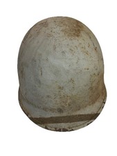 Vintage WWII Metal Military M1 Helmet WW2 U.S. Military Front Seam 1941-1944