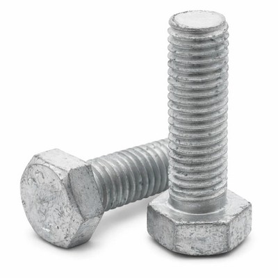 BULK BOX! 5/8''-11x20'' 6'' Thd Under-Sized Hex Bolts A307 Grade A Coarse HDG 25pcs