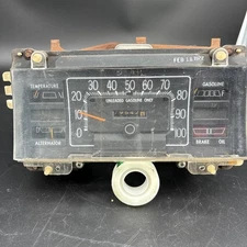 1976-80 Dodge Aspen Plymouth Volare Dash Gauge Cluster Speedometer Temp Fuel OEM