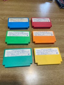 Famicom Mega Man 1 2 3 4 5 6 Complete Set Capcom Japan NES Rockman Tested Works