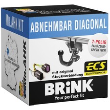 Für Suzuki Swift 17-23 Brink Anhängerkupplung abnehmbar mit 7polig spezi.