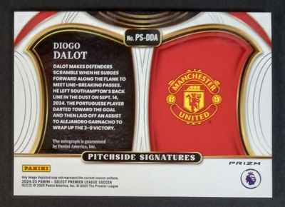 2024-25 Panini Select Premier League - Pitchside Signatures Diogo