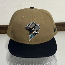 Sugar Land Space Cowboys New Era Fitted Hat Cap MLB Beige Baseball 7 5/8 MiLB