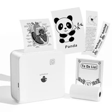 Thermal Printer 300dpi Phomemo M02 Pro Mini Printer Mobile Compatible with