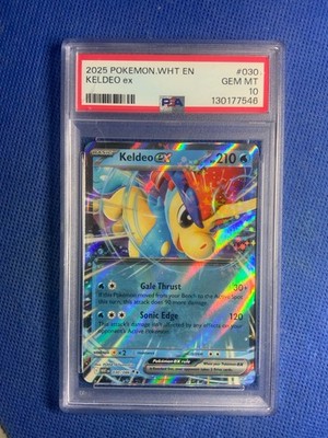 Keldeo ex 030/086 Sv: White Flare Holo PSA 10 | eBay