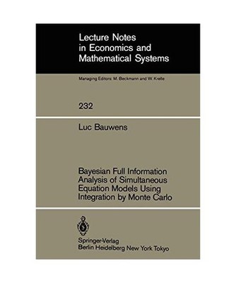 Bayesian Full Information Analysis of Simultaneous Equation Models Using Integra