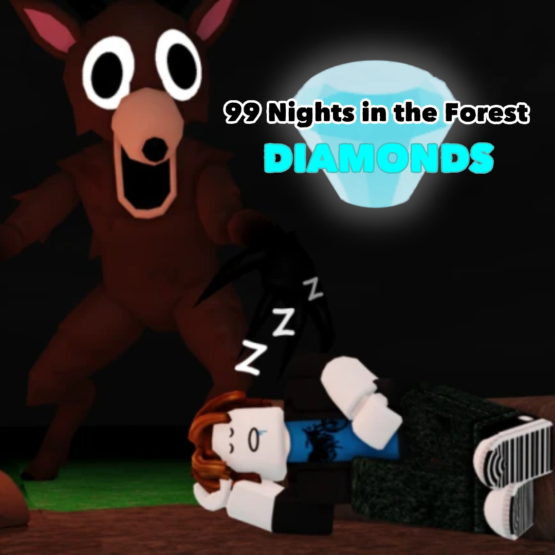 Roblox: 99 Nights in the Forest – 1K to 9.2K Diamonds | Fast Delivery!!