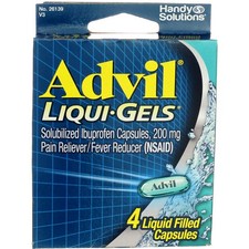 Advil LiquiGels, 200 mg, 4 Ct
