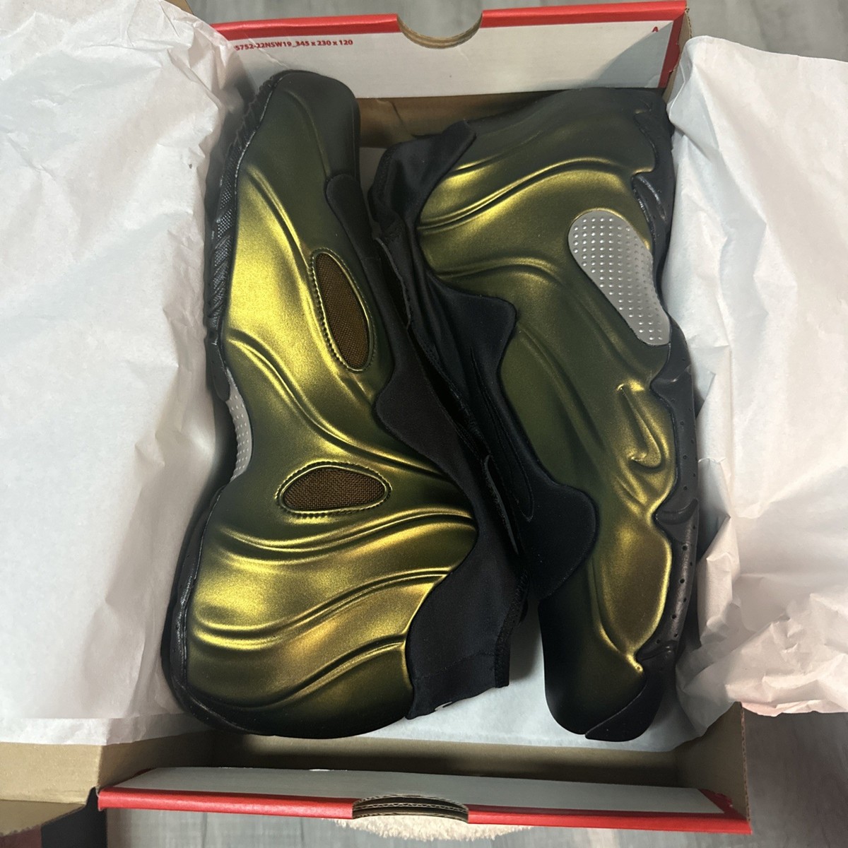Nike Air Flightposite Metallic Gold/Green Goblin 2024  display picture 3