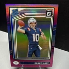 2024 Panini Donruss Optic - Rated Rookie Drake Maye #229 Pink Prizm (RC)