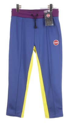 COLMAR 8229 Trousers Women's MEDIUM Adjustable Waist Blue Pockets Tapered
