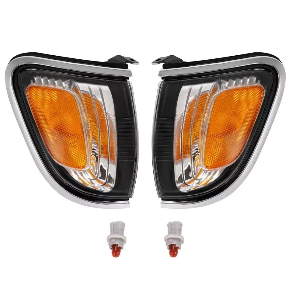 Front Grille Assembly & Head Light Assembly Kit For 2001-2004 Toyota Tacoma - Image 4 of 4