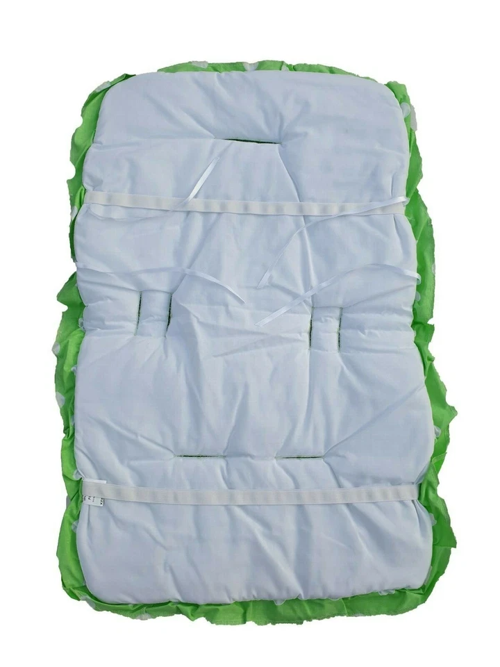 Saco para silla de paseo/cochecito para bebés - lunares verdes y multicolor Foto 3 de 4