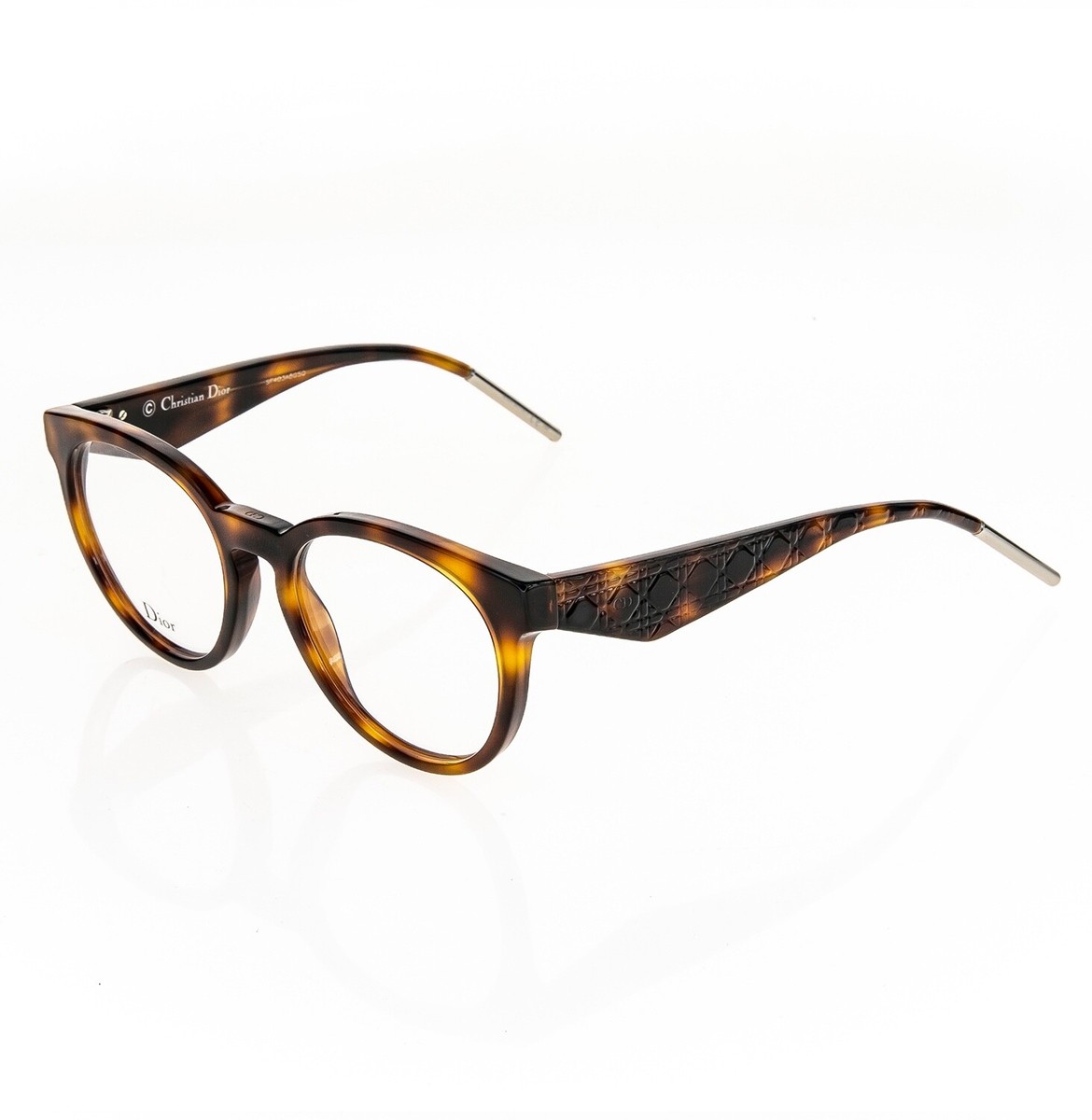 Christian Dior オーストリア製 メガネフレーム 02 CHRISTIAN DIOR VeryDior 2 Havana Cannage Paris Square 52mm Optical