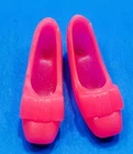 Vintage Barbie Francie  Hot Pink Bow Shoes Japan  Mint Ships Today