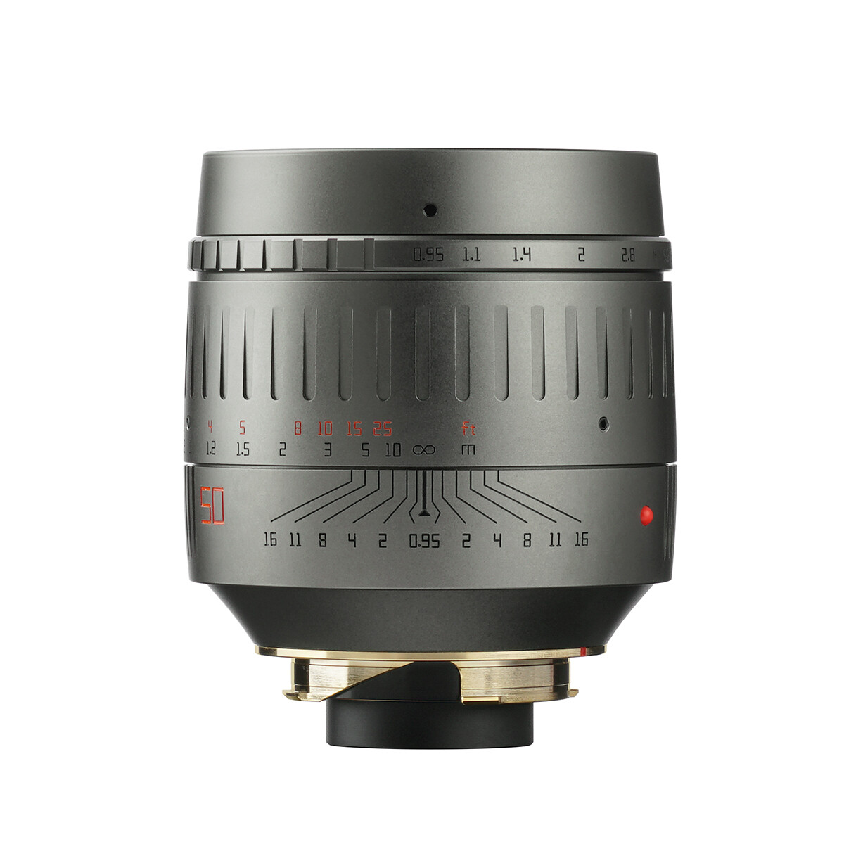 TTartisan 50mm Lens Titanium Large Aperture Leica M mount M9 M10  Camera