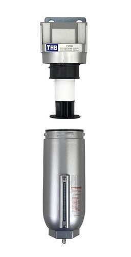 Moisture Removing Particulate Filter for Compressed Air, 11oz Bowl, 1" NPT - Picture 4 of 4