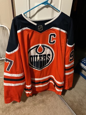 adidas Connor McDavid Edmonton Oilers Hockey-NHL - Authentic Licensed Stitched  