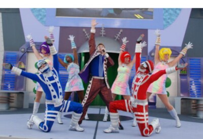 Disney Parks Cast Member Costume Uniform Stitch’s Super Sonic Dancer Dress  M