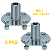 2pcs 4" X 4" for Go-Kart Live Axle Hub w/1" to 3/4" Step-Down - 1/4" Keyed Shaft