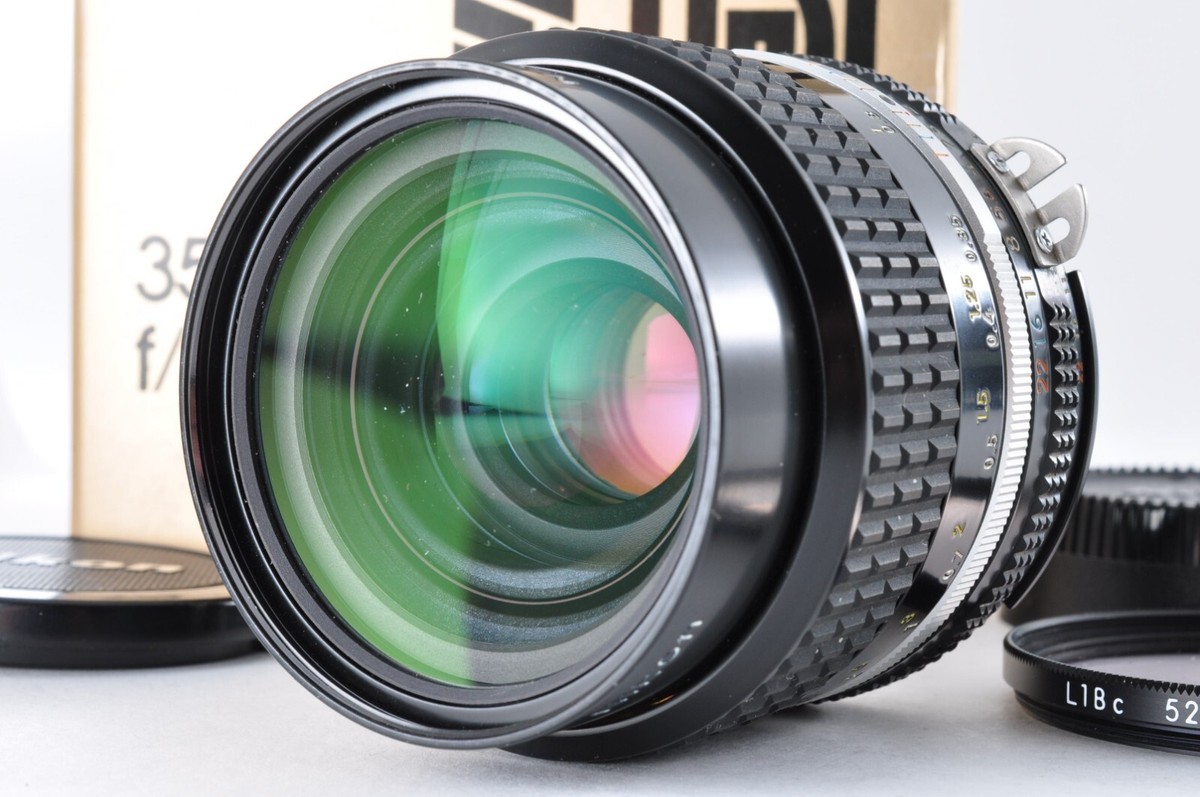 Near MINT+++++ w/BOX] Nikon Nikkor Ai-s 35mm f/2 Lens For F