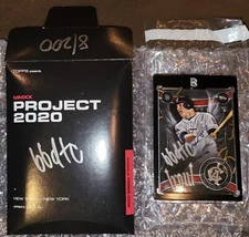 MIKE TROUT PROJECT 2020 BEN BALLER AUTO SILVER INK BBDTC #8/200 + CASE AUTO#/200
