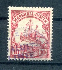 Marshall-I. 9 mit violettem Seepost gest. (H8962