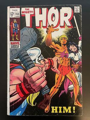 Marvel Comics Group The Mighty Thor Warlock Vol. 1 No. 165 June 1969