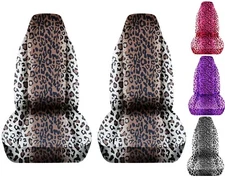 Car seat covers Fits Smart Fortwo 2008-2013 Animal Print, Leopard ,Tiger,ladybug