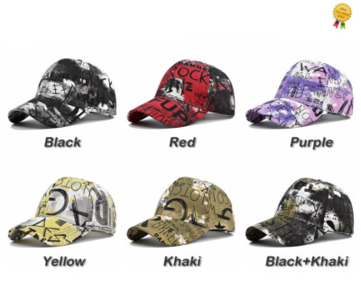 New Designer Inspired Fun Fashionable Adjustable Hat Fashion Men Women Colorful Graffiti Baseball Cap Adjustable  main image 3