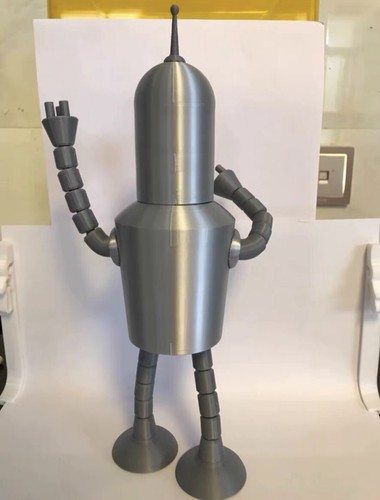 Futurama Vintage Carton Toy Fry Bender 3D DIY Handmade Collectible Figure - Picture 12 of 21