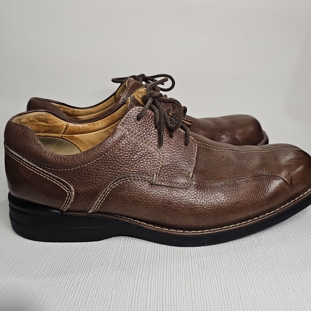 Johnston & Murphy Shoes Mens 10M Brown Leather Bicycle  display picture 1