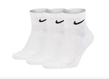 Men's Nike 3-pack Everyday Plus Cushion Ankle Training Socks Color